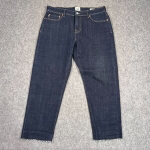 Flint and Tinder Selvedge Dark Wash Denim Straight Fit Jeans‎ Mens Size 32x26*